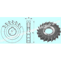 Фреза дисковая 3-х сторонняя 100х12х32, Z=20 Р6М5