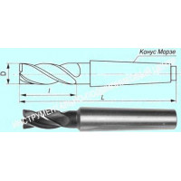 Фреза Шпоночная d22,0х36х125 к/х Р18 Z=2 КМ2 (возможны микротрещины)