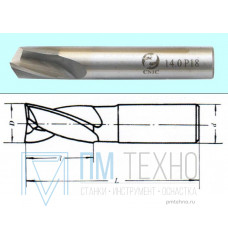 Фреза Шпоночная d12,0х22х65 ц/х Р18 