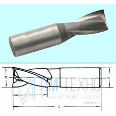 Фреза Шпоночная d20,0х22х89 ц/х Р6М5 (2234-0383)