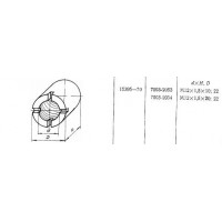 Гайка круглая D22 М12х1,5х10 (7003-2053) ГОСТ 15395-70