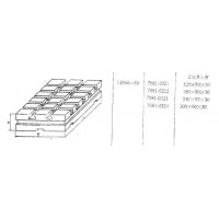 Плита Прямоугольная 240х 90х30 с Т-образными пазами 8мм (7081-0323) ГОСТ14366-69 (восстановленная)