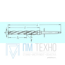 Развертка d31,0x21,0х205х325 к/х котельная машинная Р6М5 КМ3