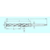 Развертка d19,0х13,2х130х260 к/х котельная машинная Р6М5 КМ3