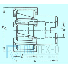 Развертка d 90,0х 55х90х40 Н9 насадная Р6М5 со вставными ножами Z=10