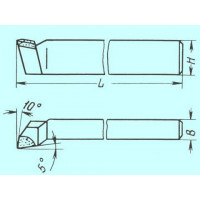 Резец Подрезной отогнутый 40х32х250 Т5К10