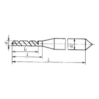 Сверло d 0,21 утолщенный ц/х Р6М5 левое