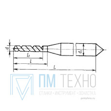 Сверло d 0,15 утолщенный ц/х Р6М5
