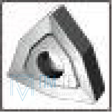 Пластина WNUM - 080412  Т15К6 трёхгранная ломаная(80°) dвн=5мм (02114) со стружколомом